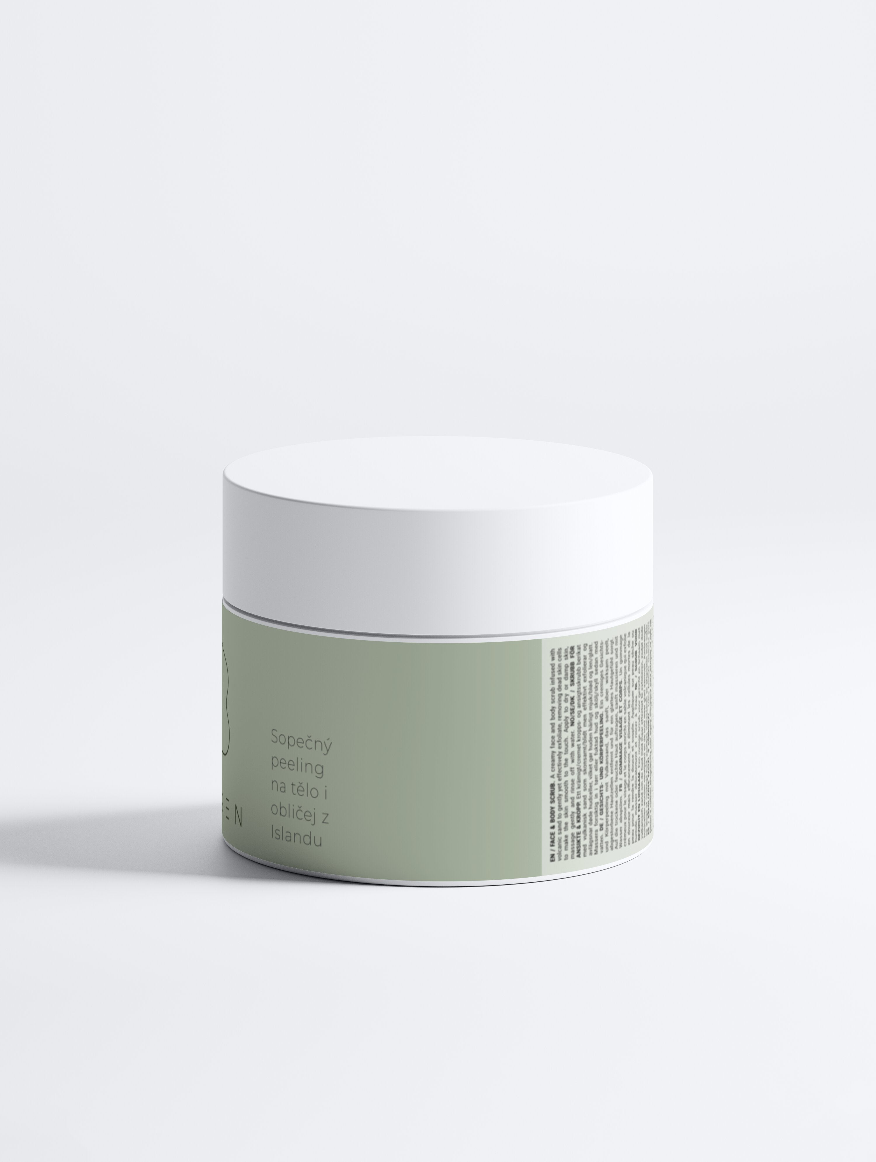 Islandský sopečný peeling a Body scrub